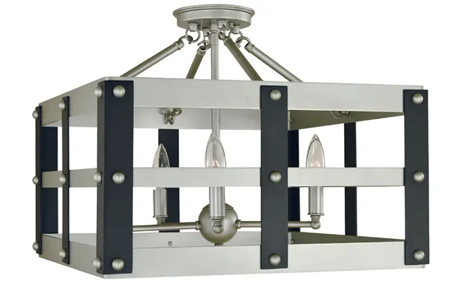 Metro Artisan 5-Light Semi-Flush Mount