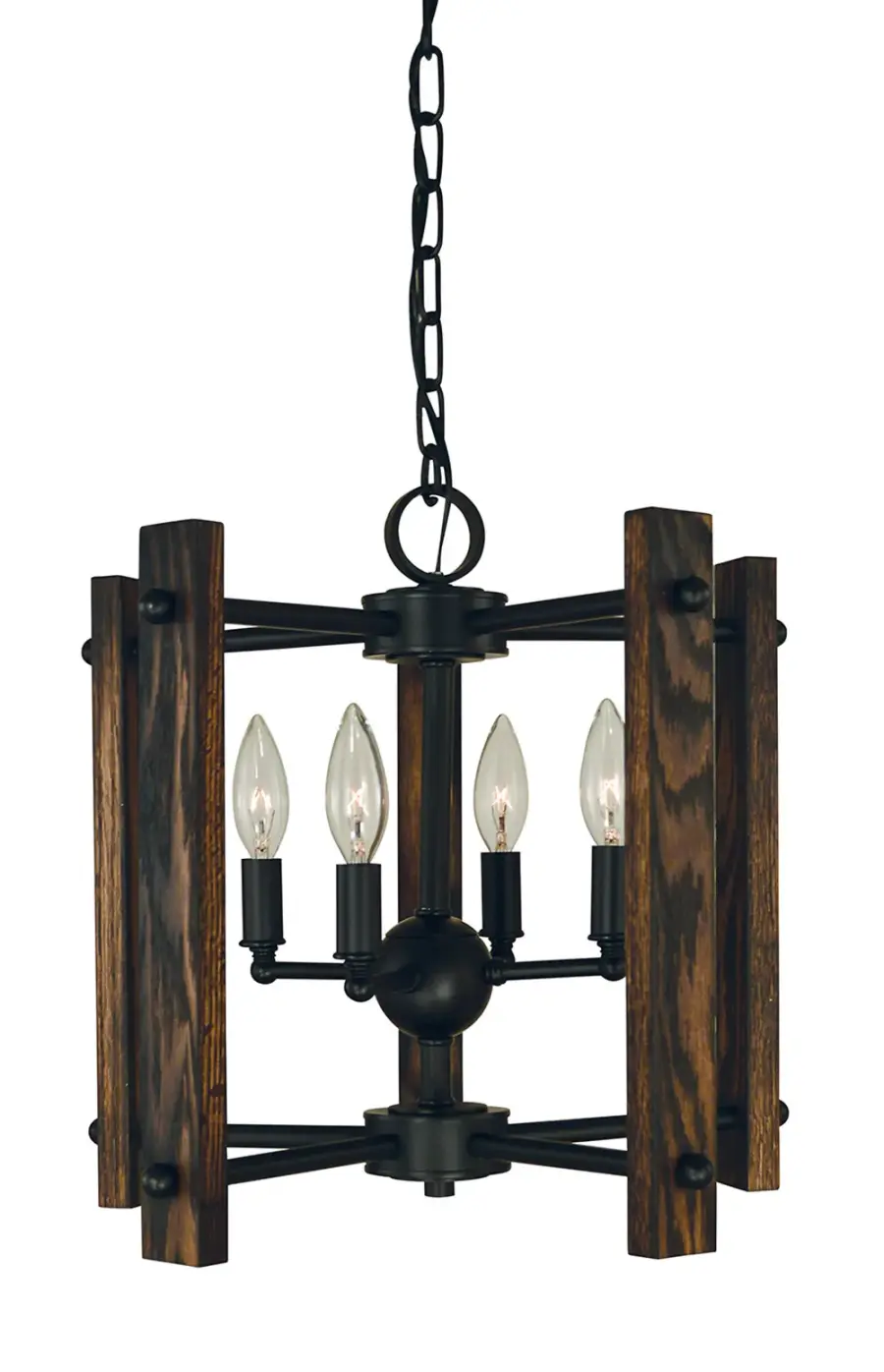 Modern Farmhouse 4-Light Chandelier
