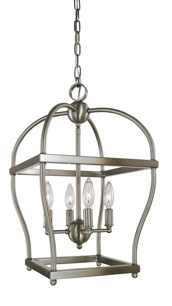 Kenmare 4-Light Mini Chandelier in Brushed Nickel