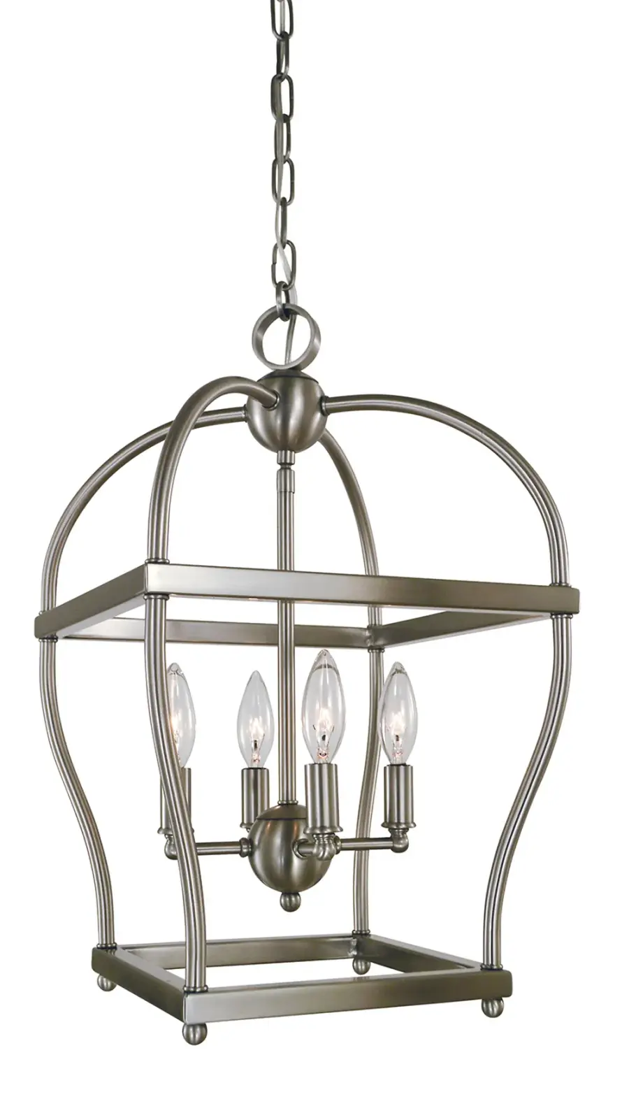 Kenmare 4-Light Mini Chandelier in Brushed Nickel
