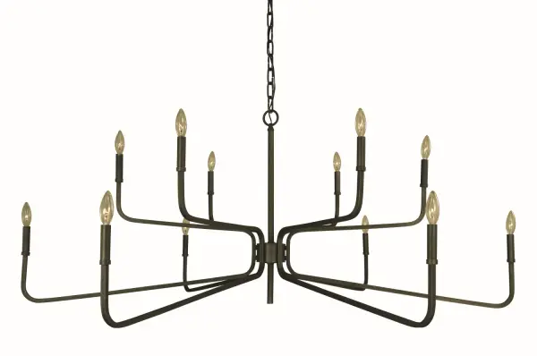 Heidelberg 12-Light Iron Dining Chandelier - Image 1