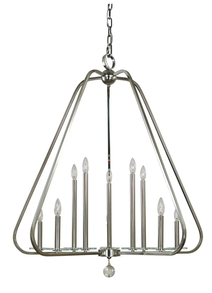 Triangulum 10-Light Foyer Chandelier