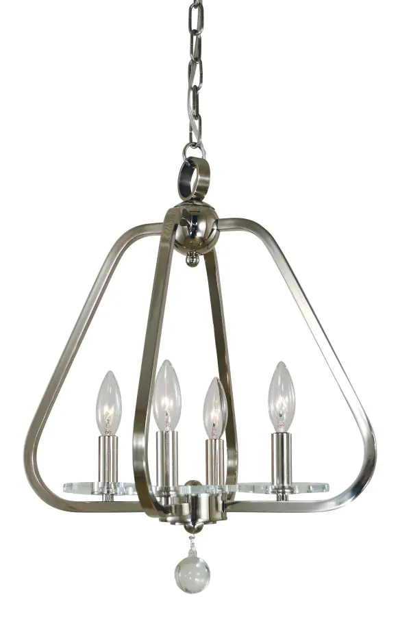 Four Light Mini-Chandelier 60.00W/Candelabra