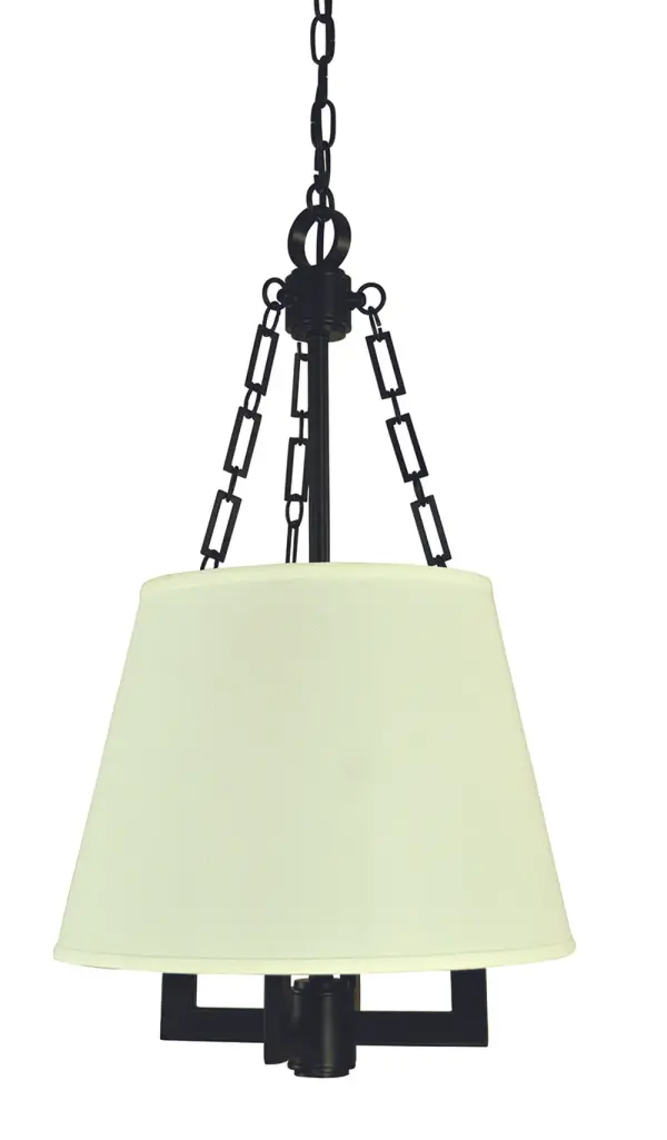Bistro 4-Light Matte Black Dinette Chandelier - Image 1