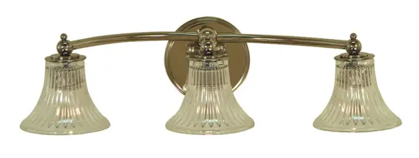 Bella 3-Light Polished Nickel Sconce
