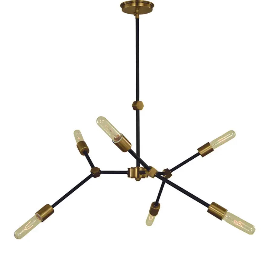 Kinetic 6-Light Dining Chandelier - Image 1