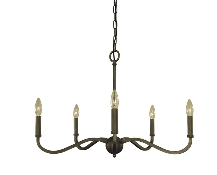 Heidelberg 5-Light Iron Dining Chandelier