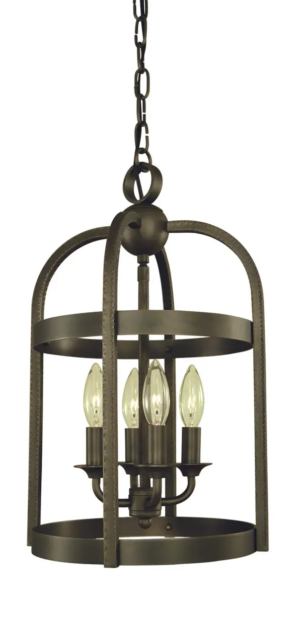 Heidelberg 4-Light Iron Dinette Chandelier