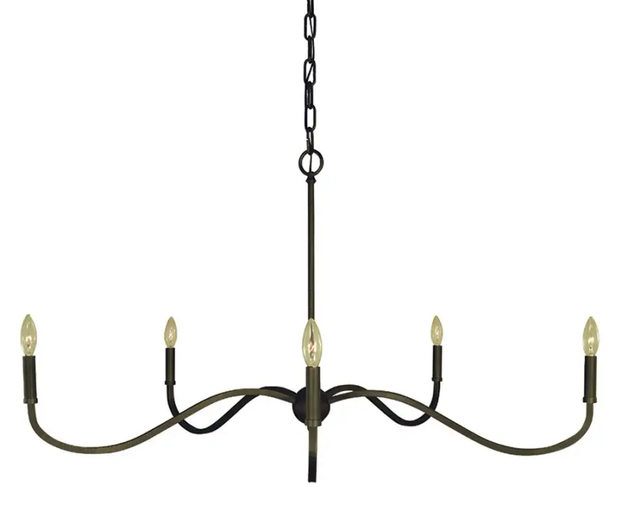 Heidelberg 5-Light Iron Dining Chandelier - Image 1