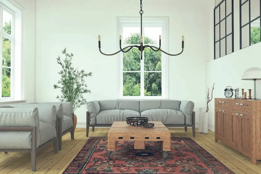 Heidelberg 5-Light Iron Dining Chandelier - Image 2
