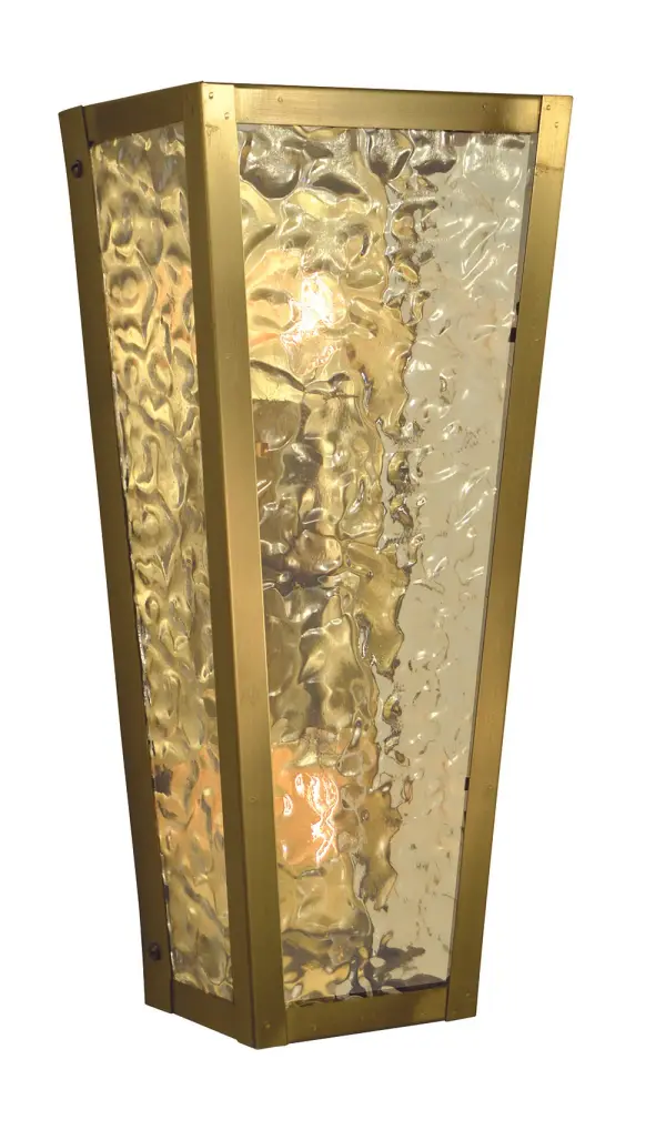 The Avery 2-Light Sconce combines warm brushed brass with a clean, vertical profile perfect for modern bathrooms and hallways. Its compact 6.5-inch width and 15-inch height deliver focused illumination without overwhelming smaller spaces.