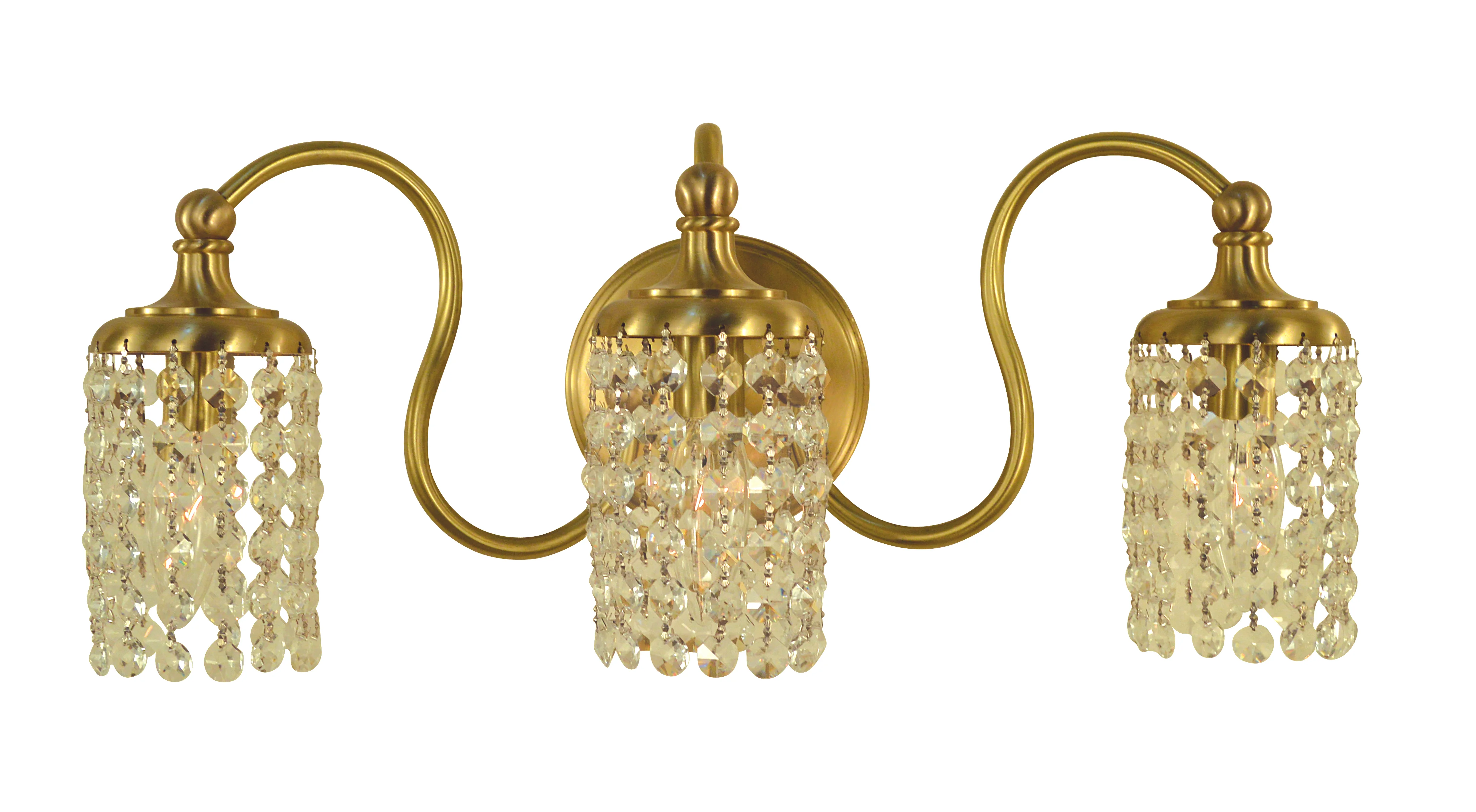 Three Light Wall Sconce 60.00W/Candelabra