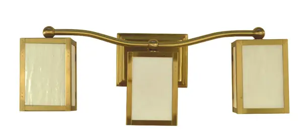 The Asher sconce combines transitional styling with practical 3-light illumination. Its brushed brass finish adds warmth and sophistication, while the 20-inch width provides substantial presence for larger walls.