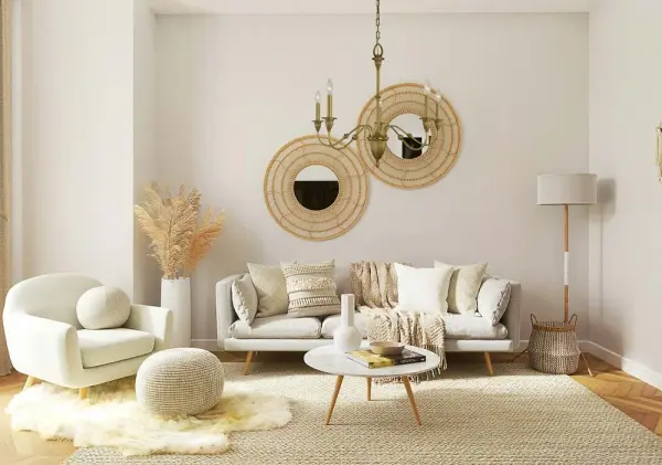 The Hinsdale 5-Light Chandelier combines classic candelabra styling with contemporary brushed brass finish. At 31 inches wide, it's perfectly sized for medium dining spaces, offering versatile style that bridges traditional and modern aesthetics. - alternate view