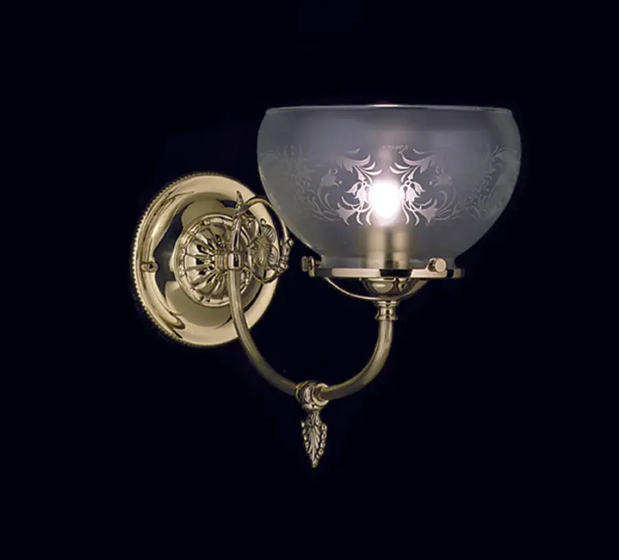 Chancery 1-Light Polished Brass Sconce - Image 1