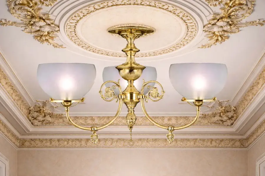 Chancery 3-Light Polished Brass Flush Mount - Image 2