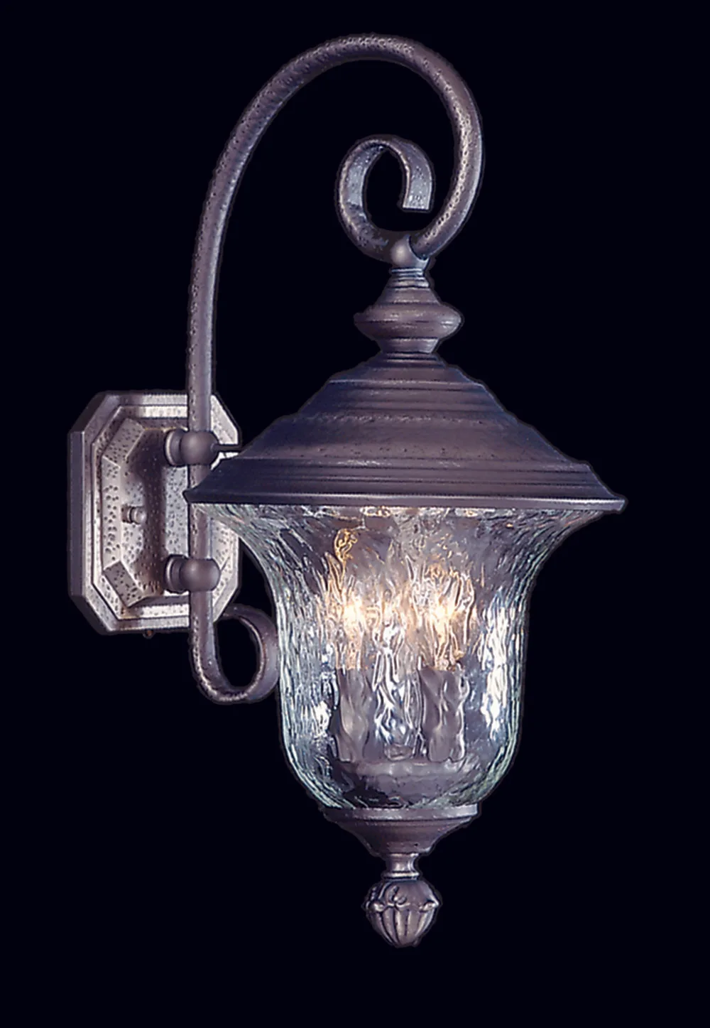 Carcassonne 3-Light Exterior Wall Mount