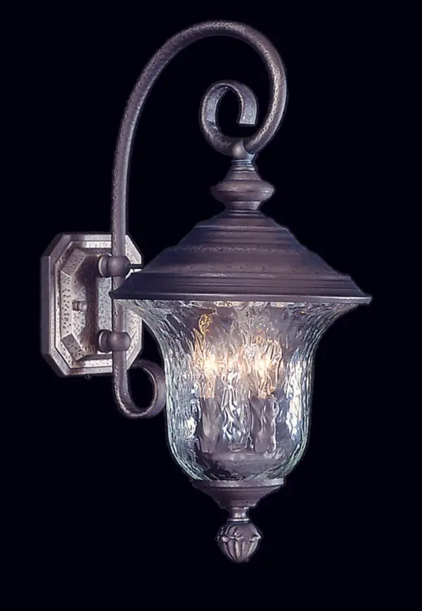 Carcassonne 3-Light Exterior Wall Mount