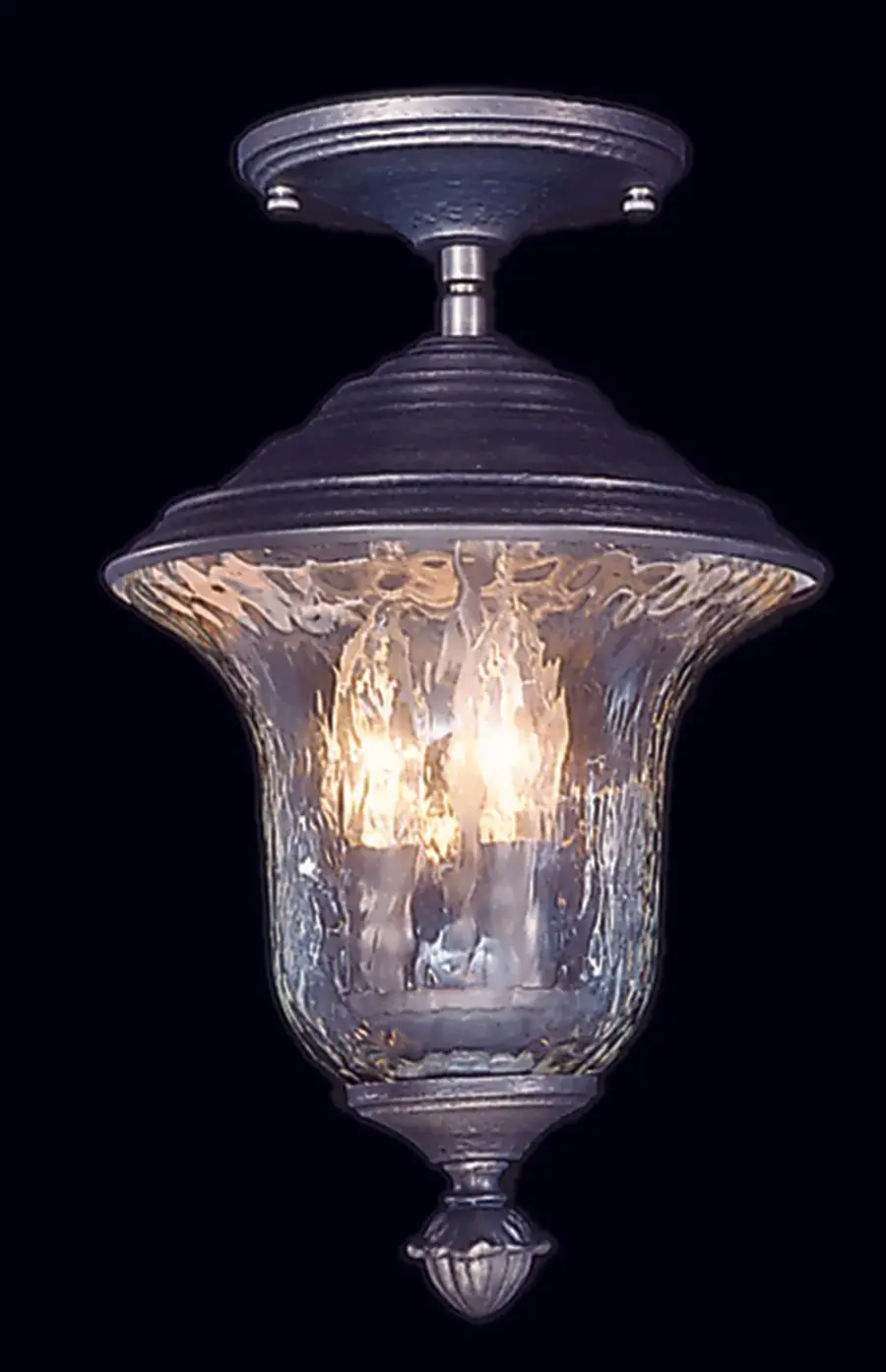 Carcassonne 3-Light Exterior Ceiling Mount