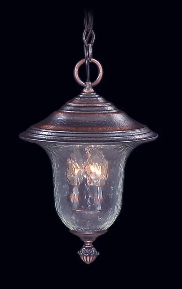 Three Light Exterior Ceiling Mount
