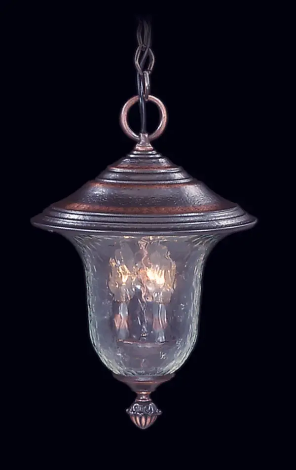 Carcassonne 3-Light Outdoor Ceiling Mount in Siena Bronze