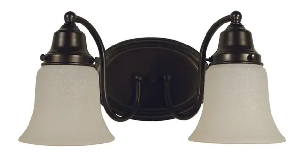 Magnolia 2-Light Wall Sconce in Mahogany Bronze