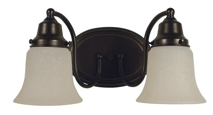 Magnolia 2-Light Wall Sconce in Mahogany Bronze