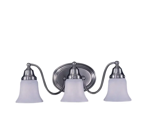 Magnolia 3-Light Satin Pewter Sconce