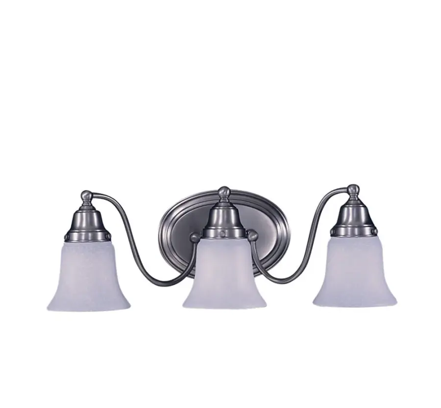 Magnolia 3-Light Satin Pewter Sconce