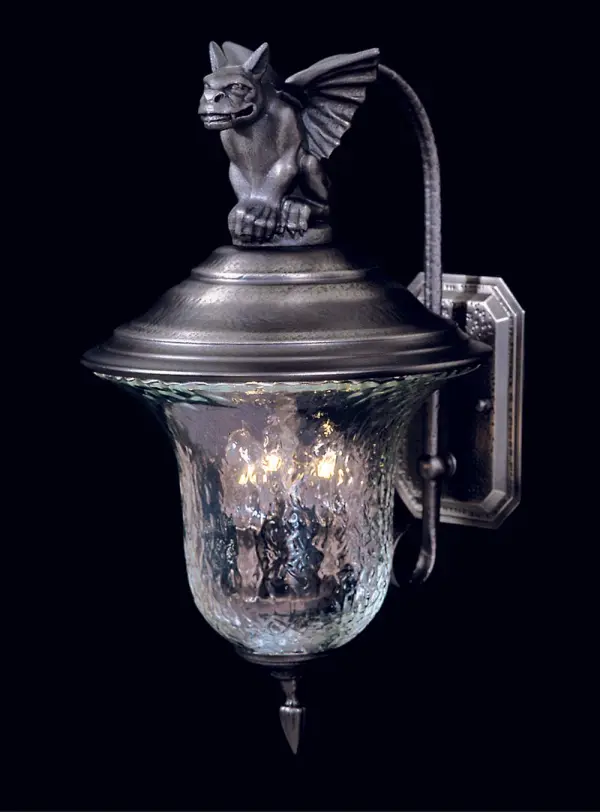 Carcassonne 3-Light Exterior Wall Mount