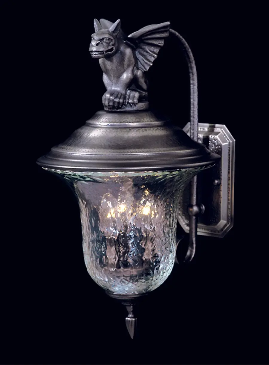 Carcassonne 3-Light Exterior Wall Mount