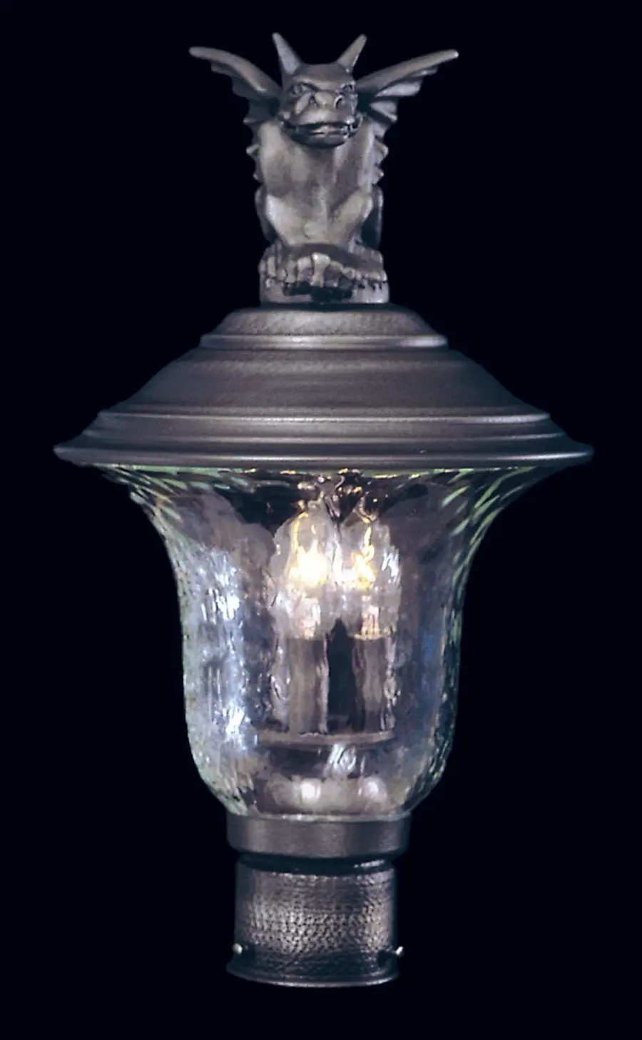 Carcassonne 3-Light Exterior Post Mount