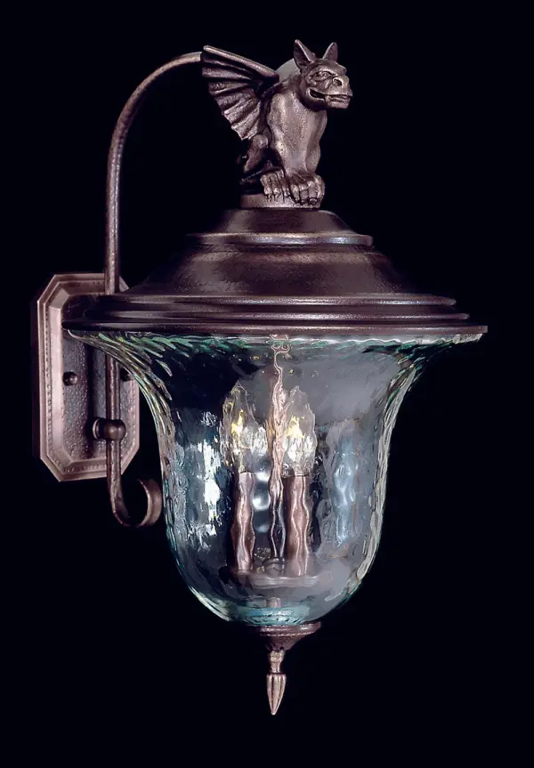 Carcassonne 3-Light Exterior Wall Mount