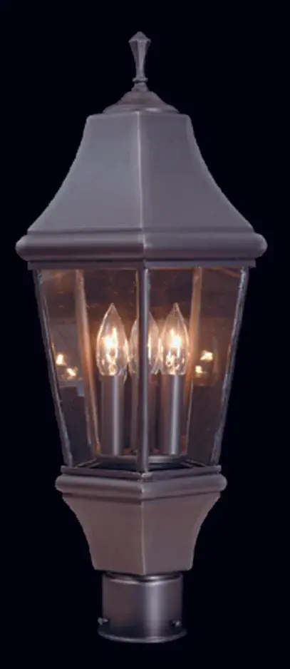 These hoods are hand made of heavy gauge brass, and the glass is also bound together by hand. Also available with a fluorescent ballast upon request. Each framburg lighting product is hand made in America.