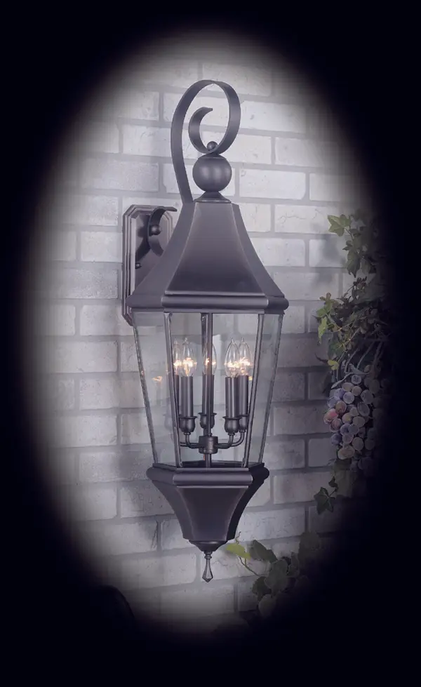 Normandy 5-Light Exterior Wall Mount