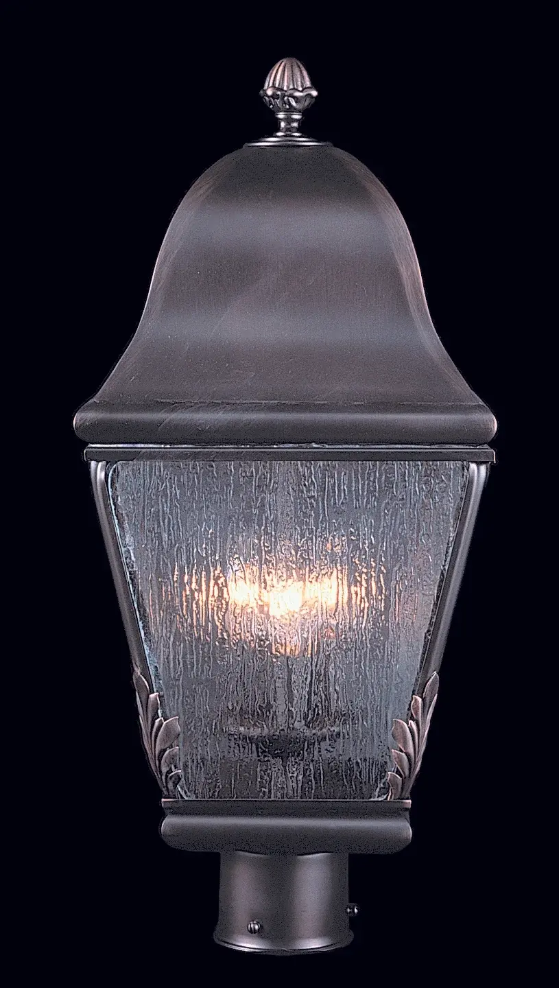 Three Light Exterior Post Mount Lantern