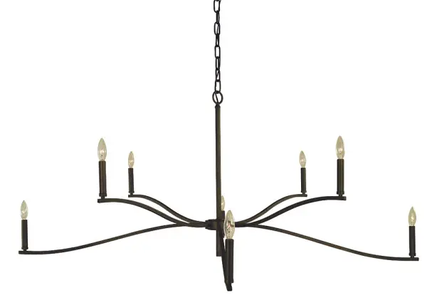 Bridgeport 8-Light Iron Foyer Chandelier