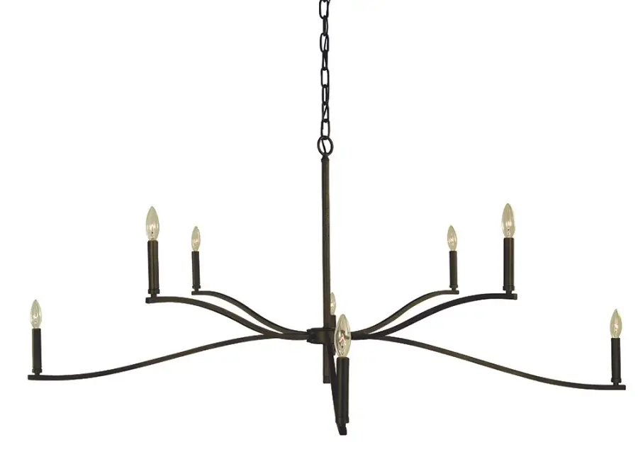 Bridgeport 8-Light Iron Foyer Chandelier