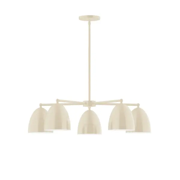 The Jill collection reflects a more modern RLM style. Clean lines and basic geometric shapes define this series. Available in multiple shade styles to suit your décor, be it modern farmhouse, coastal cottage, or industrial loft. Collection: Jill Finish: Cream Glass: 6" Jill Notes: A19 LED Width: 29.75" Height: 55.00" Length: 29.75" Weight: 20.00 lb Canopy: 5" diameter Number of Bulbs: 5 Maximum Wattage: 100.00 W Bulb Type: A19 Bulb Base: E26 Medium Light Source: Incandescent or LED equivalent Dimmable Voltage: 120.00 V Country of Origin: US Safety Listing: UL/cUL Safety Rating: Dry LED Manufacturer Warranty: 1-year limited warranty on the fixture.