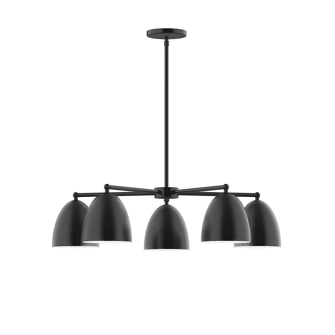 Jill LED Chandelier in Black