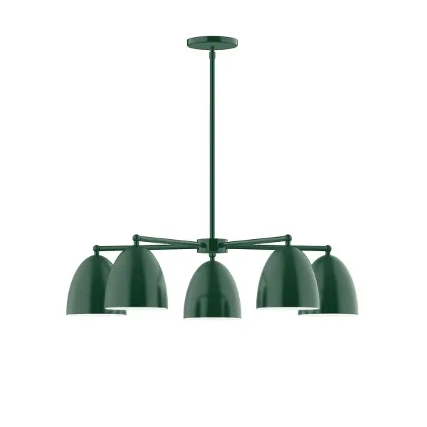 The Jill collection reflects a more modern RLM style. Clean lines and basic geometric shapes define this series. Available in multiple shade styles to suit your décor, be it modern farmhouse, coastal cottage, or industrial loft. Collection: Jill Finish: Forest Green Glass: 6" Jill Width: 29.75" Height: 55.00" Length: 29.75" Weight: 20.00 lb Canopy: 5" diameter Number of Bulbs: 5 Maximum Wattage: 8.00 W Light Source: LED Light Output: 800.00 lm Color Temperature: 3000 K CRI: 90 Dimmable Rated Average Life: 50,000 Voltage: 120.00 V Country of Origin: US Safety Listing: UL/cUL Safety Rating: Dry LED Manufacturer Warranty: 1-year limited warranty on the fixture.