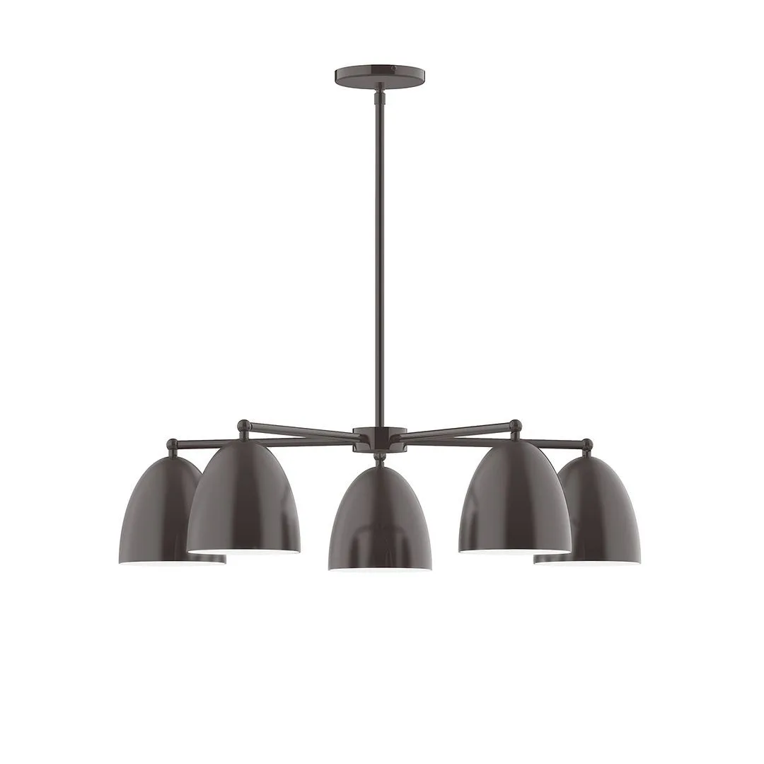 Jill LED Chandelier in Architectural Bronze
