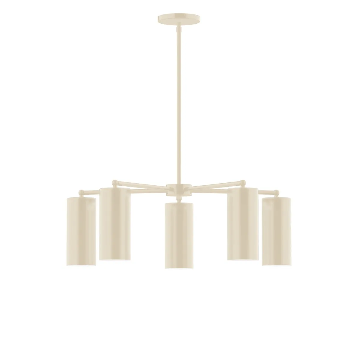 Jordan Five Light Chandelier in Cream