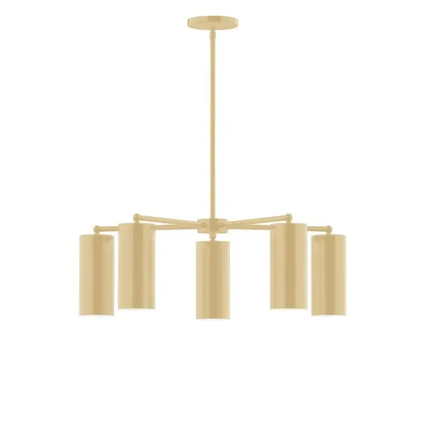 The Jordan collection reflects a more modern RLM style. Clean lines and basic geometric shapes define this series. Available in multiple shade styles to suit your décor, be it modern farmhouse, coastal cottage, or industrial loft. Collection: Jordan Finish: Ivory Glass: 3.5" Jordan Width: 27.25" Height: 57.00" Length: 27.25" Weight: 20.00 lb Canopy: 5" diameter Number of Bulbs: 5 Maximum Wattage: 8.00 W Light Source: LED Light Output: 800.00 lm Color Temperature: 3000 K CRI: 90 Dimmable Rated Average Life: 50,000 Voltage: 120.00 V Country of Origin: US Safety Listing: UL/cUL Safety Rating: Dry LED Manufacturer Warranty: 1-year limited warranty on the fixture.