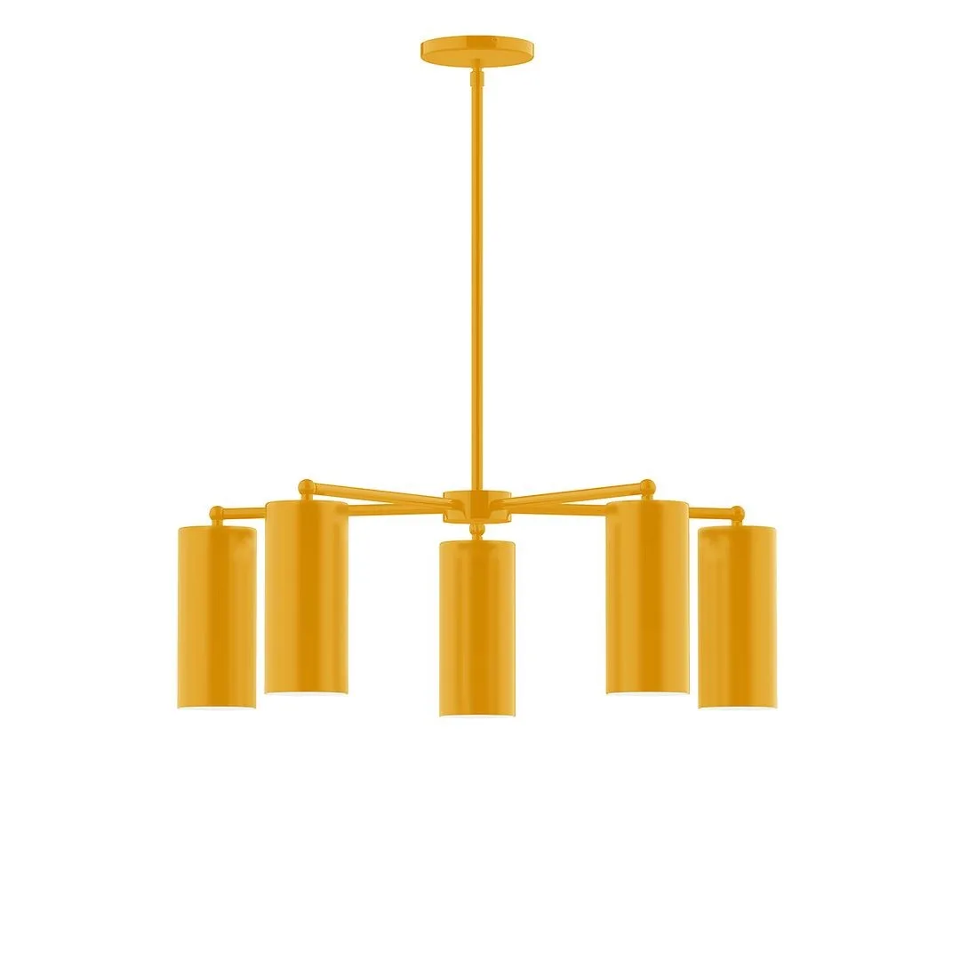 Jordan LED Chandelier in Bright Yellow
