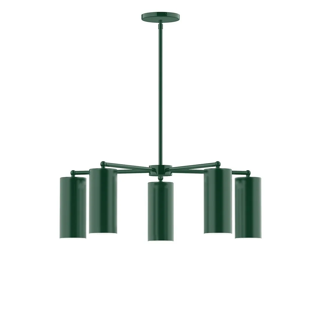 Jordan LED Chandelier in Forest Green