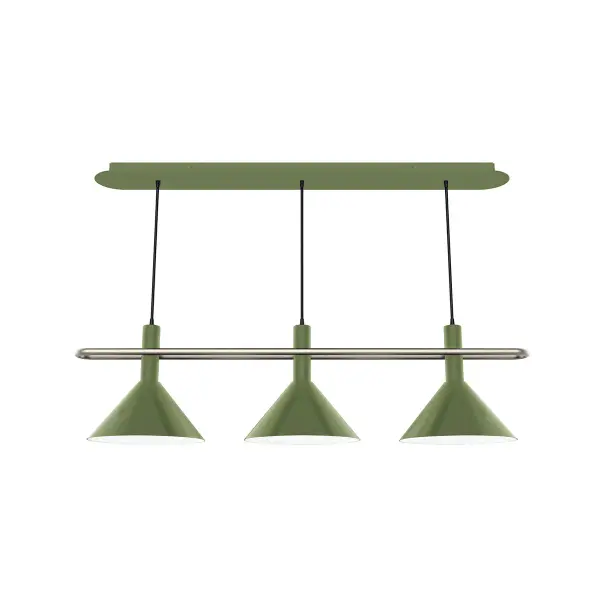 Pinnacle, a contemporary series of basic spun geometric shapes, is simply configured for interior use. Colorful and clean-lined, these axially symmetric shapes will add pizzazz to your space.