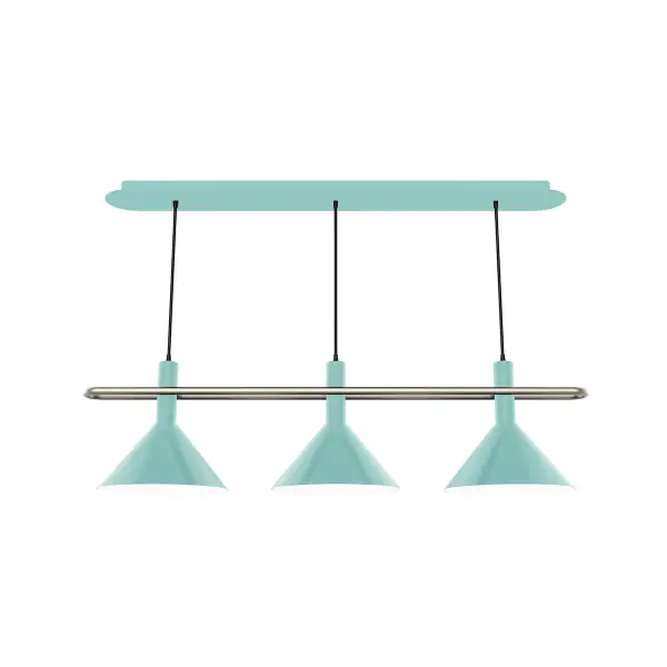 Pinnacle, a contemporary series of basic spun geometric shapes, is simply configured for interior use. Colorful and clean-lined, these axially symmetric shapes will add pizzazz to your space.