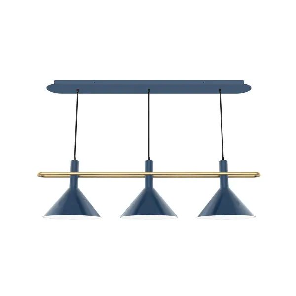 Pinnacle, a contemporary series of basic spun geometric shapes, is simply configured for interior use. Colorful and clean-lined, these axially symmetric shapes will add pizzazz to your space.