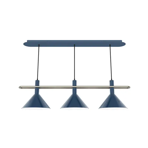 Pinnacle, a contemporary series of basic spun geometric shapes, is simply configured for interior use. Colorful and clean-lined, these axially symmetric shapes will add pizzazz to your space.